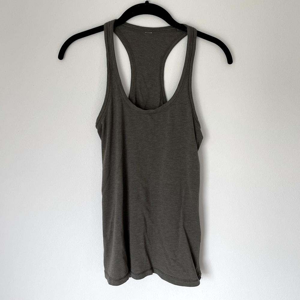 Like new fatigue green racerback tank